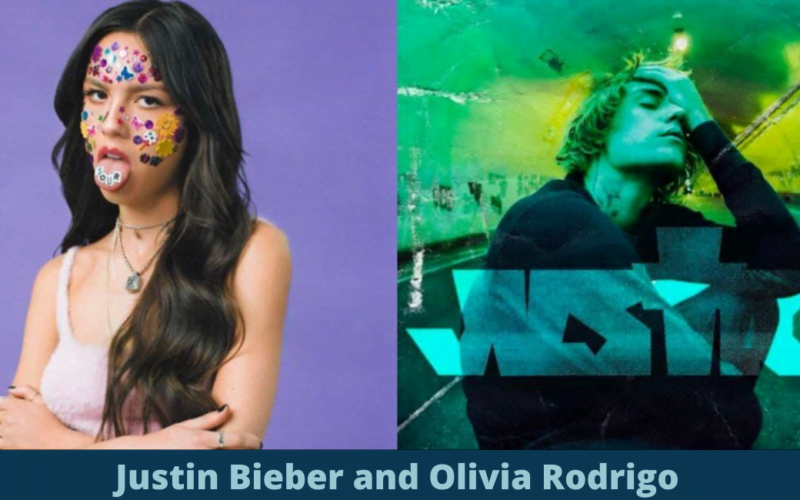 Justin Bieber and Olivia Rodrigo
