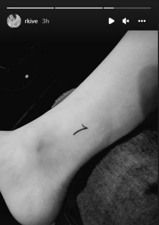 RM tattoo