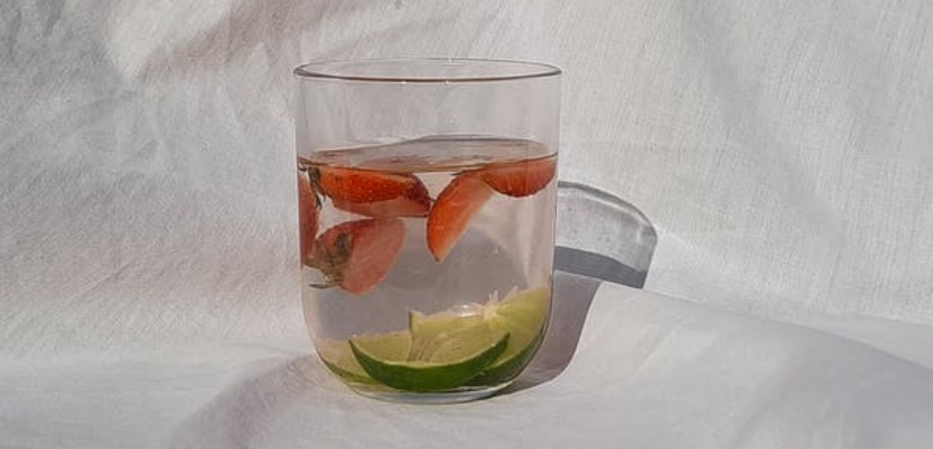 benefits infused water strawberry lime 