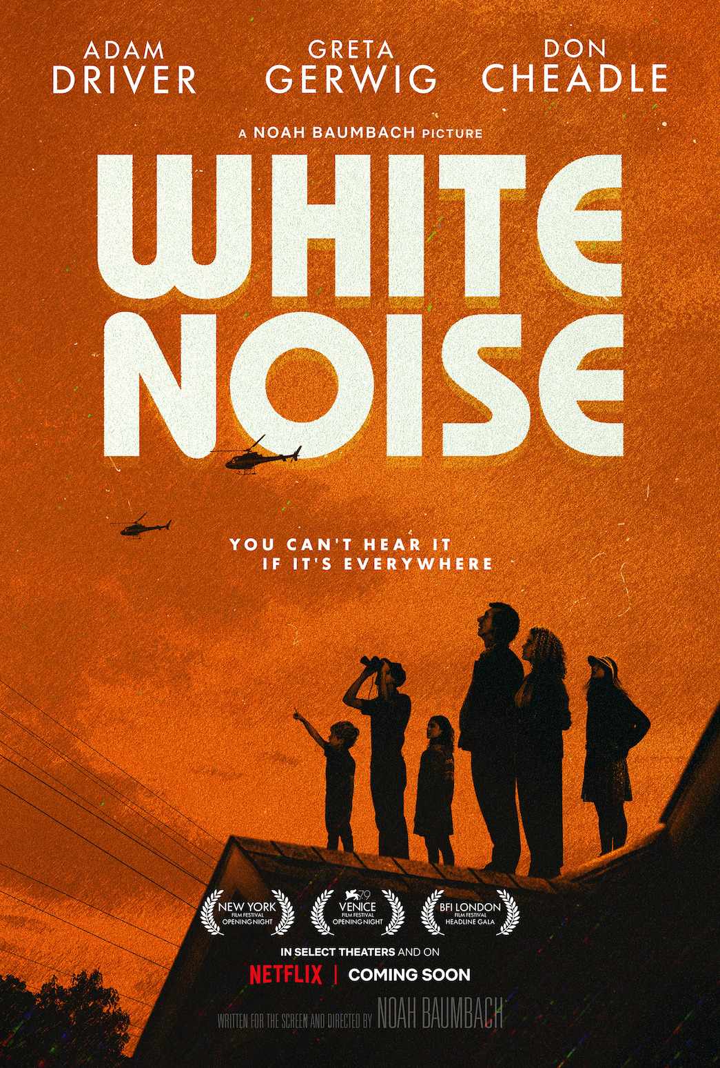 Will white noise premiere on Netflix in 2022?