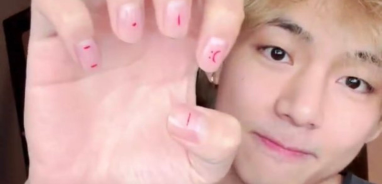 Did you see BTS' V's first nail art yet? Check out now