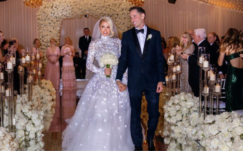 Paris Hilton had 45 dresses ready for her wedding day: “I tried to wear as many of them as possible”