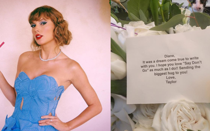 Diane Warren shares sweet note from Taylor Swift after 'Say Don't Go' release