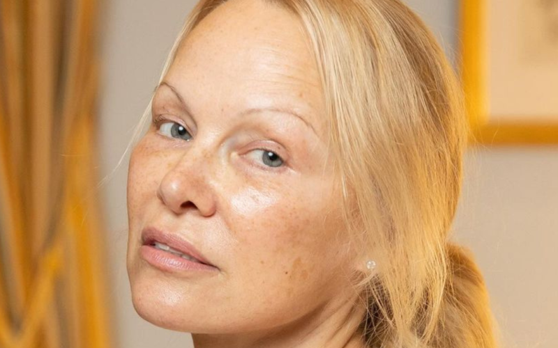 Pamela Anderson shares a touching message about going makeup-free in her weekly journal