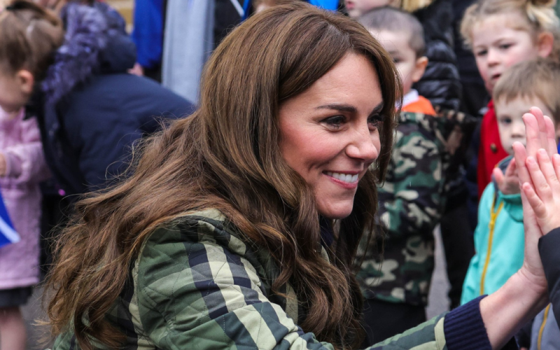 Kate Middleton donned a country casual outfit for her Scotland visit