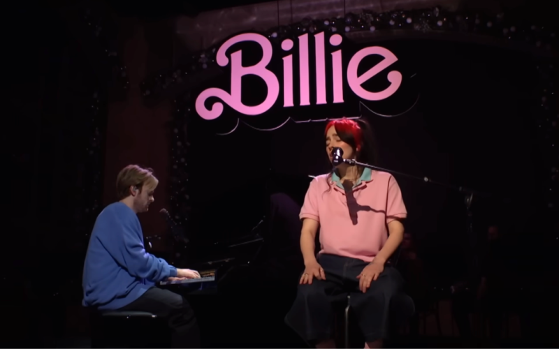 Billie Eilish gives an emotional performance of “What Was I Made For?” on SNL