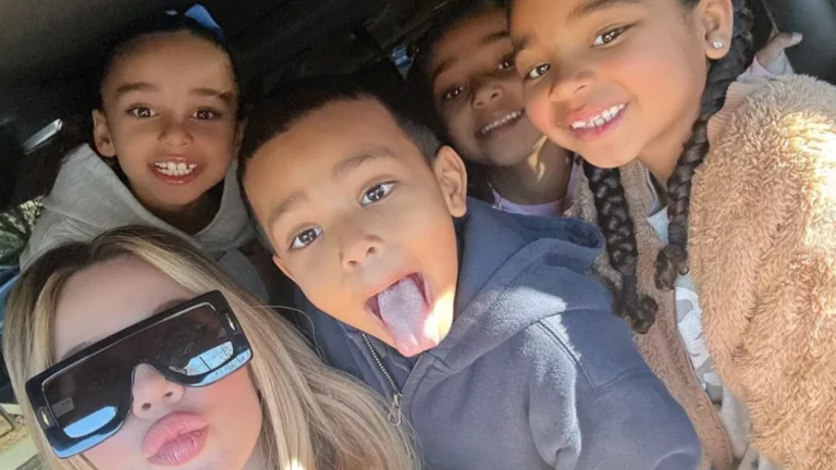 Khloe Kardashian and kids